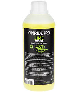 Очисник OnRide PRO Lime 500мл для ланцюга та зірок Art 6102670