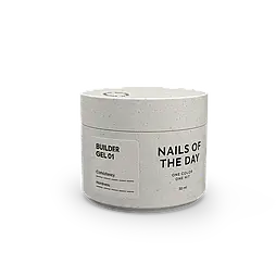 NAILSOFTHEDAY Builder Gel 01 — прозорий гель для нарощування нігтів, 30 мл