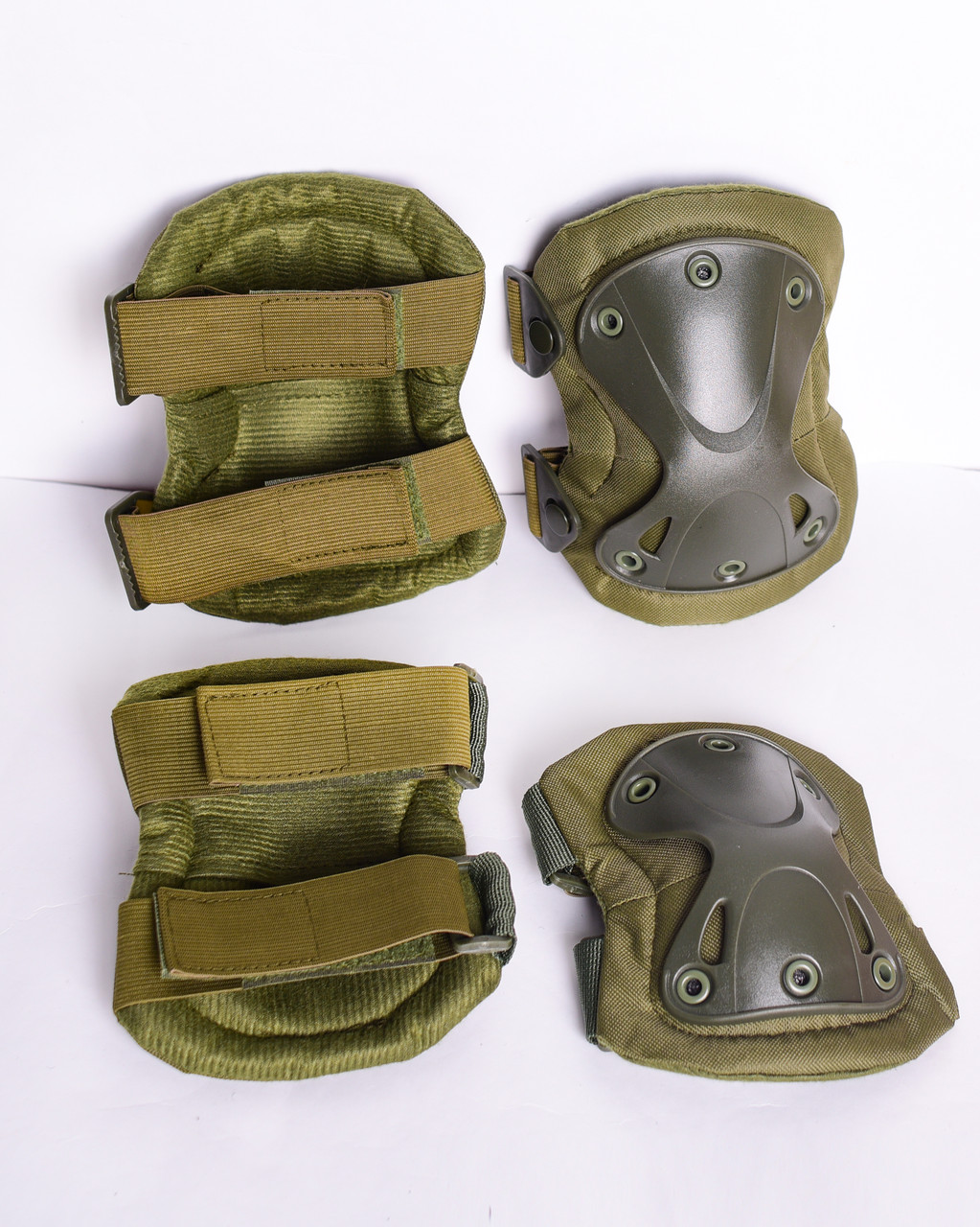 Наколінники з налокітниками на липучках олива, фото 1