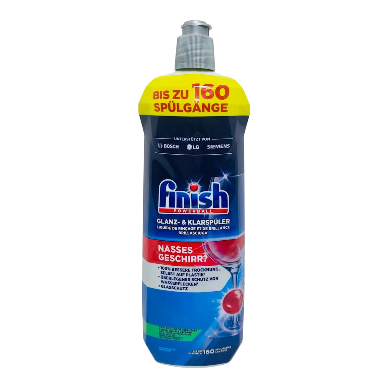 Ополіскувач для посудомийки Finish, Lemon (160 полоскань) 800 мл, фото 1