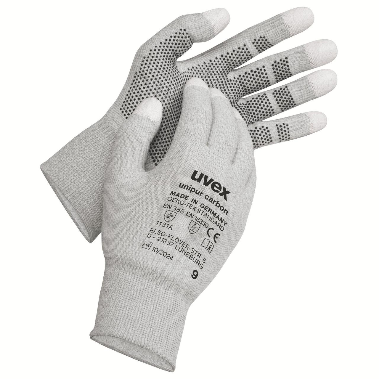 Монтажна рукавичка Uvex Unipur Carbon (6055609)
