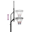 Мобільна баскетбольна стійка Lux 305 Air з регулюванням висоти 225-305 см, фото 6