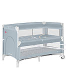 Манеж-ліжко 2в1 Carrello Porta CRL-18103, Ash Grey, фото 2