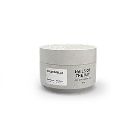 NAILSOFTHEDAY Builder Gel 02 — біло–молочний гель для нарощування нігтів, 15 мл