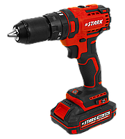 Шуруповерт ударний STARK CD-20-2 B Li-Ion 18В 2Ач 65 Нм БЗП 13 мм безщітковий (210020110)