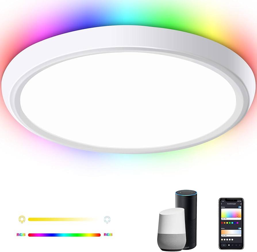 Розумний стельовий світильник Bomcosy (CLB035-WN-C38-K1-ee-fff), фото 1