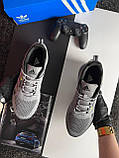 Літні текстильні Чоловічі кросівки Adidas Climacool Grey Black Адідас Клімакулл, фото 9