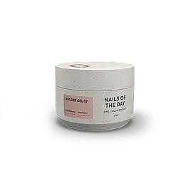 NAILSOFTHEDAY Builder Gel 07 — коричневий гель для нарощування нігтів, 15 мл