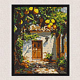 Алмазна мозаїка/вишивка Лимонний двір 40*50 см Орігамі OD 3487, фото 6