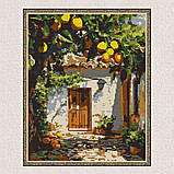 Алмазна мозаїка/вишивка Лимонний двір 40*50 см Орігамі OD 3487, фото 4