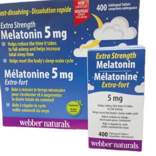 Вітамін Webber Naturals Melatonin  5mg 400 st, фото 1
