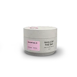 NAILSOFTHEDAY Builder Gel 10 — рожевий гель для нарощування нігтів, 15 мл