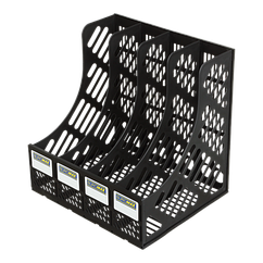 Лоток збірний вертикальний BM.6101 4 в 1 (4 відділення) чорний (20)