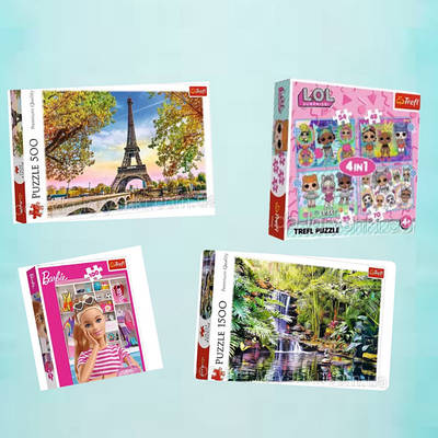 Пазли 3D , пазли TREFL і Castorland