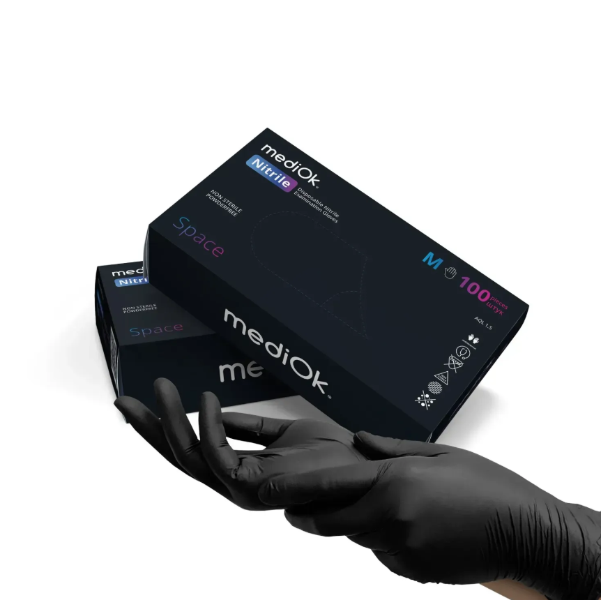 Рукавички MediOK Black L, фото 1