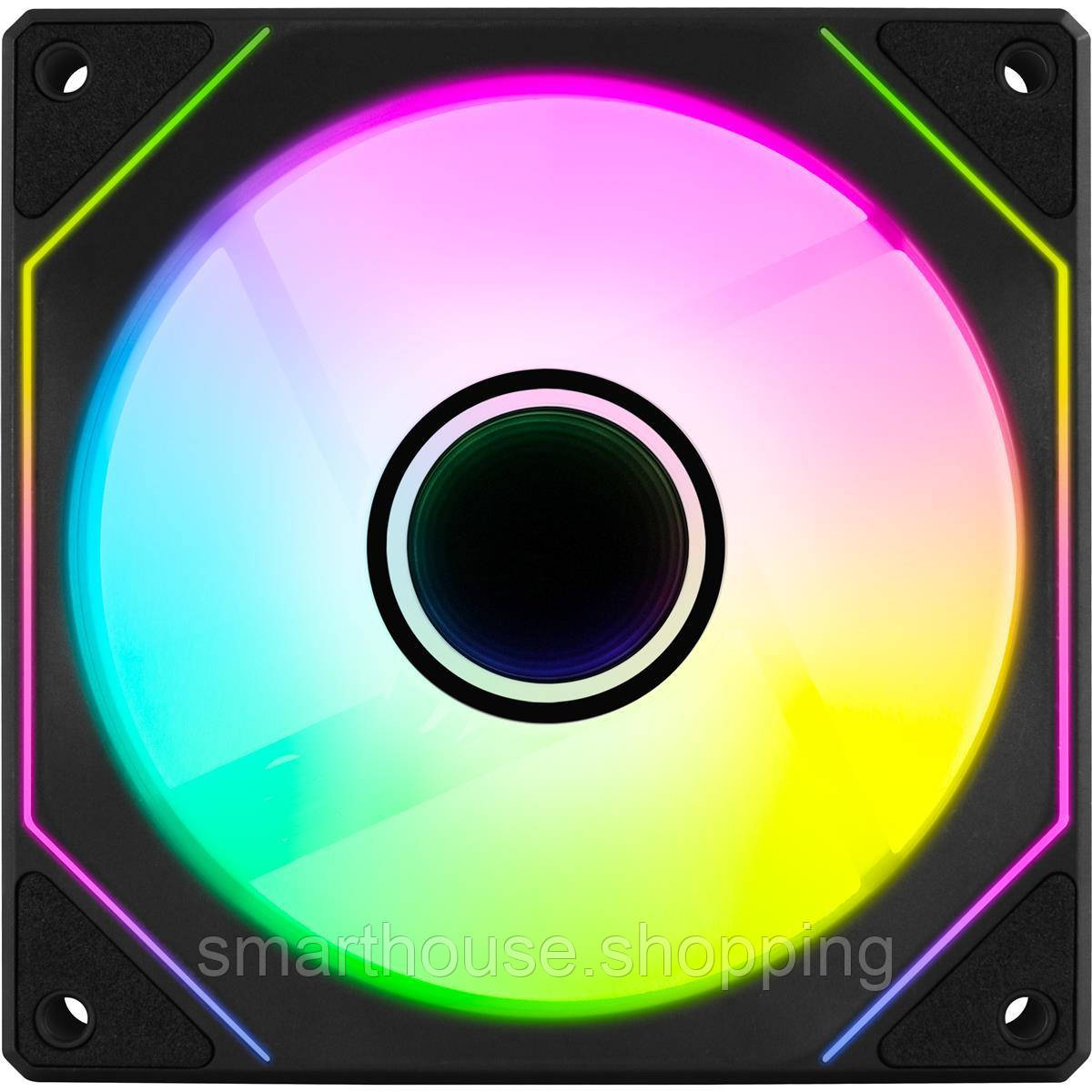 Вентилятор AeroCool Phantom M-3 12 PWM ARGB Black (ACF3-MR11217.11), фото 1
