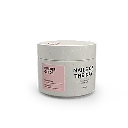 NAILSOFTHEDAY Builder Gel 06 — світло–коричневий гель для нарощування нігтів, 30 мл