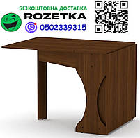 Стіл книжка 4 горіх екко Компаніт (170х76х74 см), Доставка в пункт видачі Rozetka БЕЗКОШТОВНА