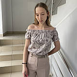 Штаниі жіночі прямі класичні з поясом XL беж, фото 4