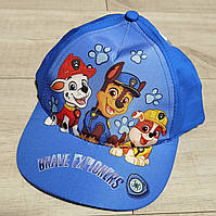 Кепка для хлопчика Щенячий патруль Угорщина на 3-8 років блакитна і джинс бавовна