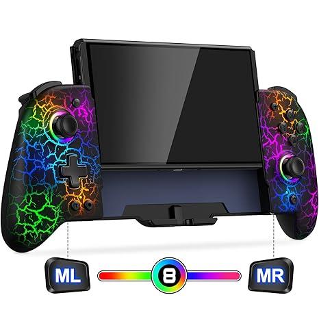 Контролер Gammeefy JC200 для Nintendo Switch/OLED. Бездротовий джойстик з ефектом Холла та 9 кольорами