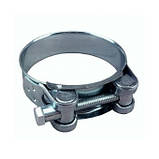 Хомут силовий 48-51 мм (W1) оцинкований, Хомут металевий посилений, фото 2