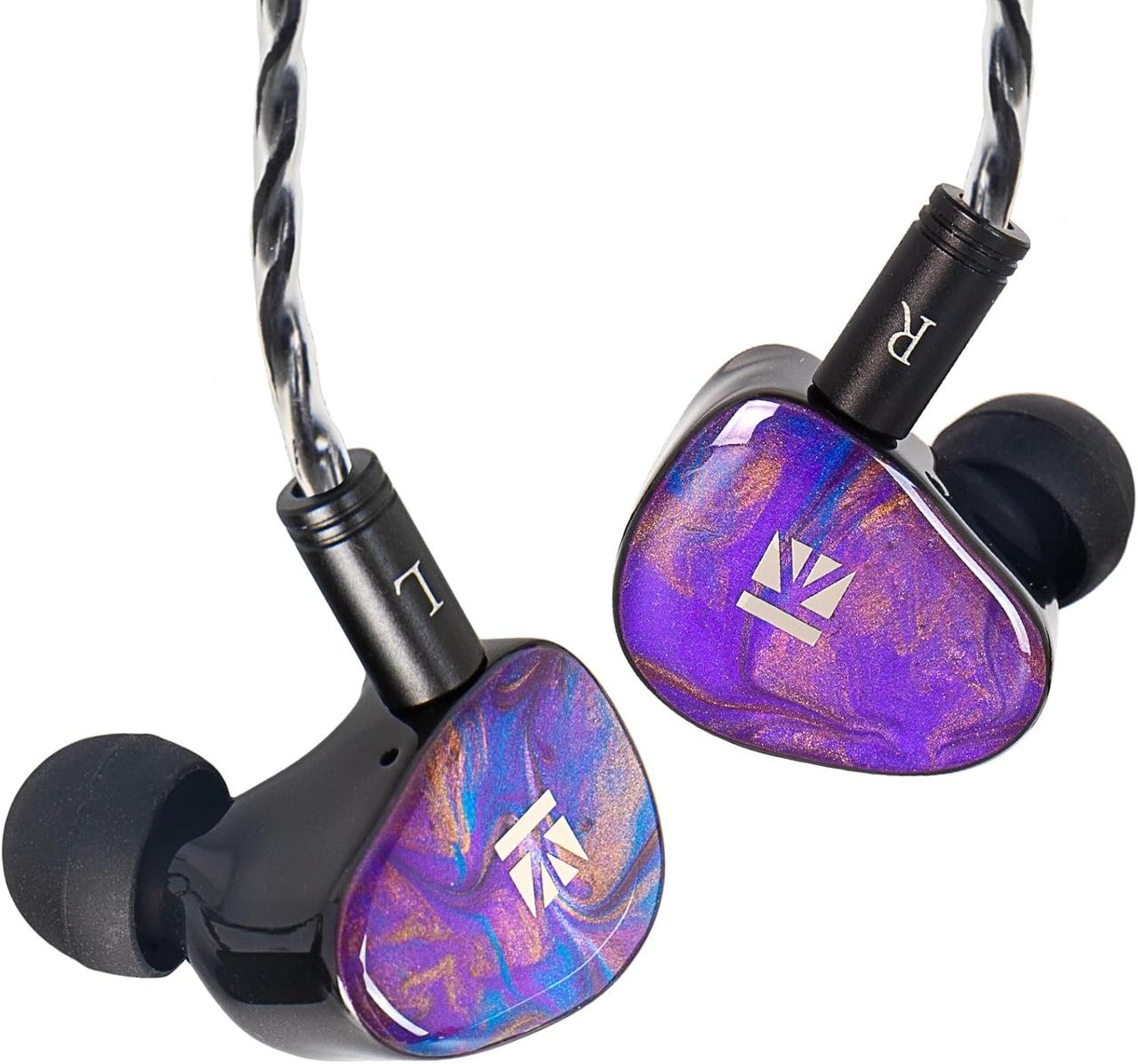 ⇒ KBEAR KB02 (Blue) - дводрайверні 2DD IEM's навушники з драйвером кісткової провідності, фото 1