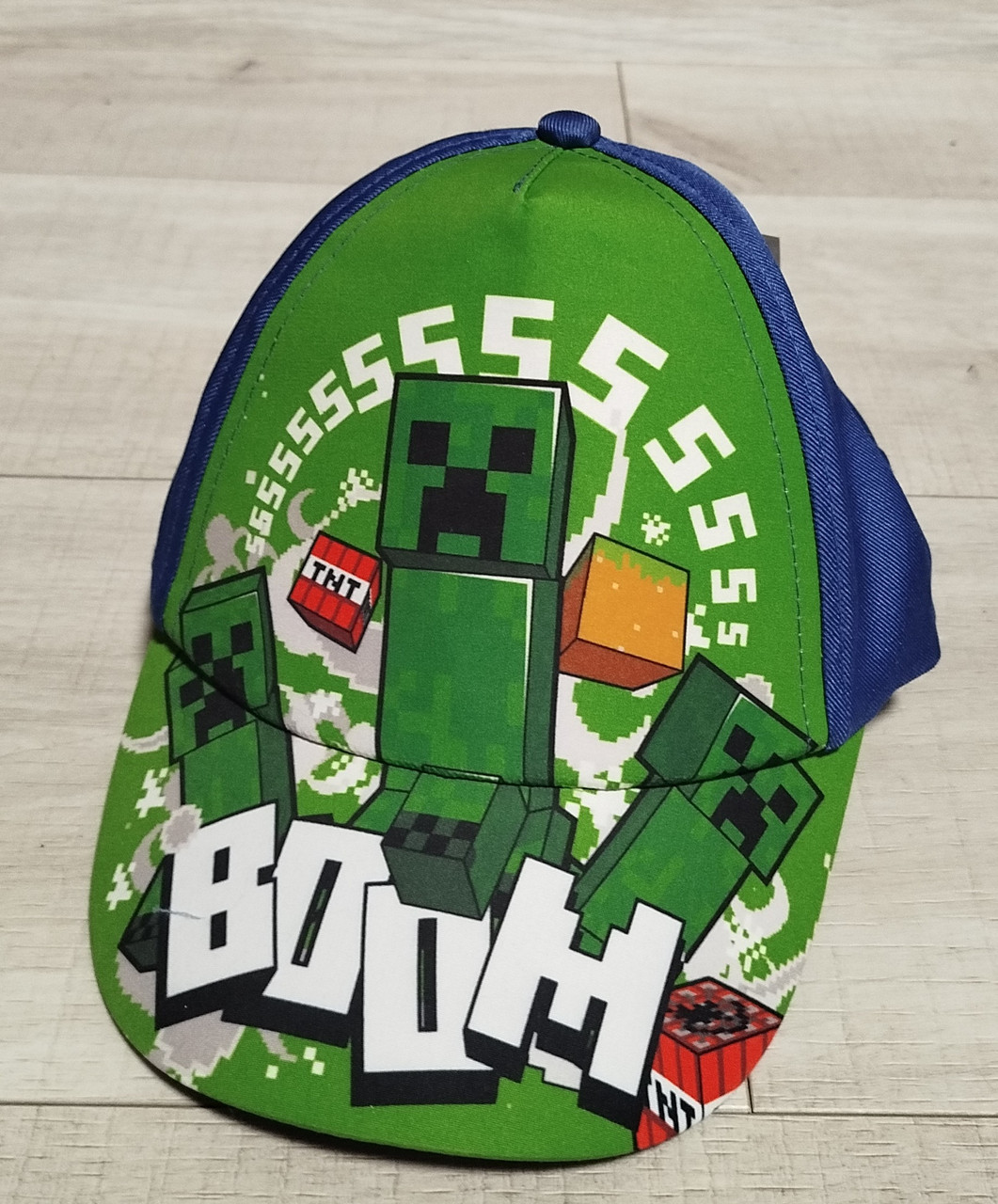 Кепка для хлопчика Майнкрафт Угорщина на 3-10 років зелена бавовна, фото 1