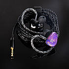 ⇒ KBEAR KB02 (Blue) - дводрайверні 2DD IEM's навушники з драйвером кісткової провідності, фото 7