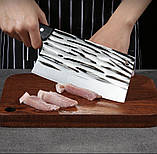 Кухонний ніж сокира для м'яса та кісток. Сікач. Сталь 4Cr13 2мм, фото 4