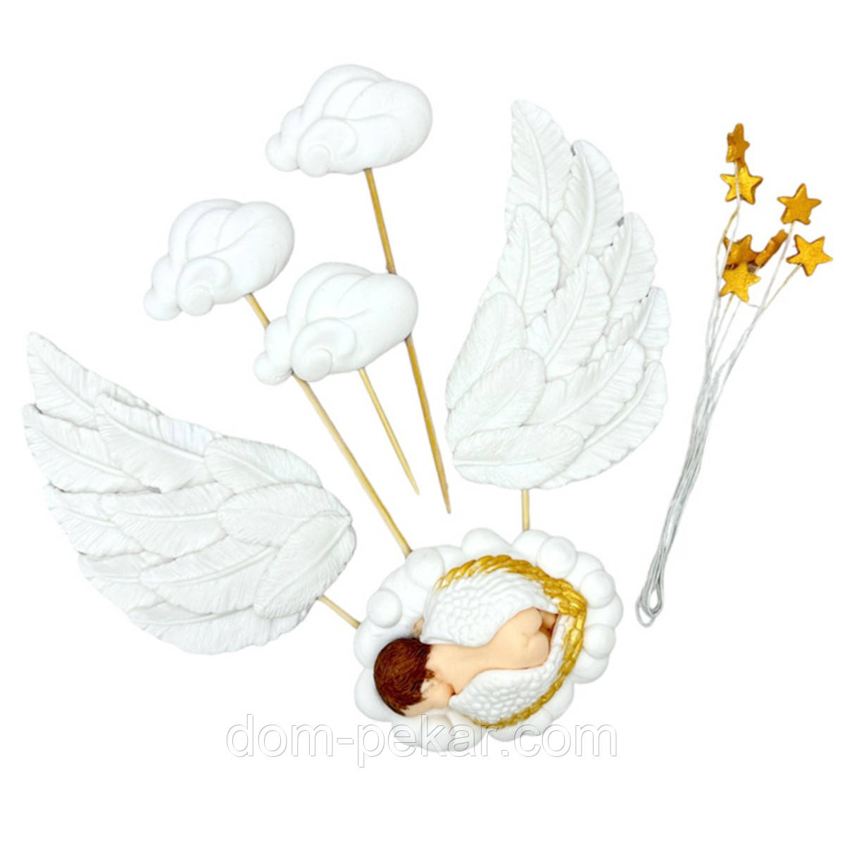 СЛАДО топери для торта Крилаті сни 13 шт.