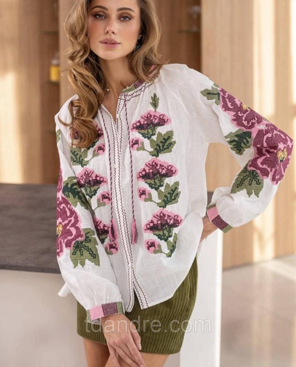 Блуза вишиванка жіноча, фото 1