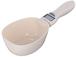 Совок для корму цифровий, 800 г, білий, Kerbl