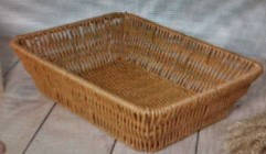 Кошик для хліба плетений світло-коричневий 28х20х7см Helios 7331