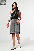 Шорти джинсові з камінцями розмірний ряд 26,27,28,29,30,31