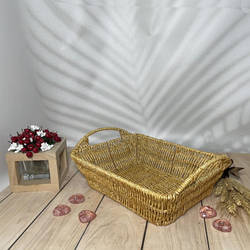 Кошик для хліба плетений 30х20х7см Helios 7333