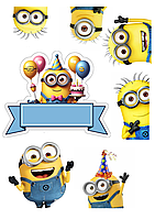 Цукрова картинка Міньйони