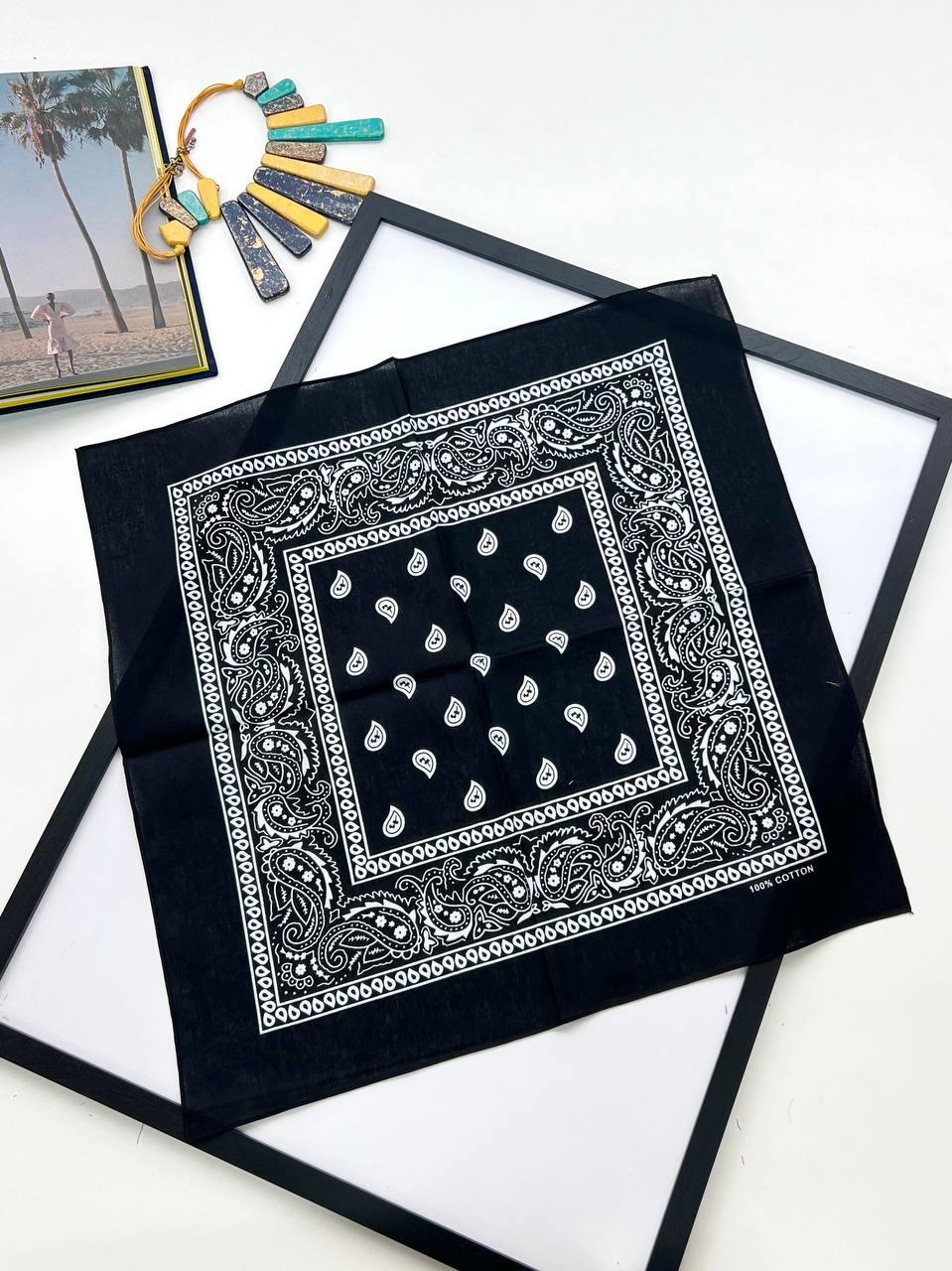 Класична бандана 55*55 см чорний