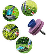 Насадка для швидкого заточування інструментів - ножів, секаторів, лопат, сокир тощо. - хвостовик 6.35 мм - R-002, фото 4