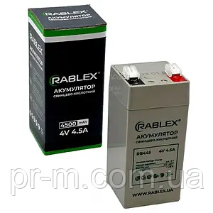 Акумулятор RABLEX 4V/4,5Ah (RB445)