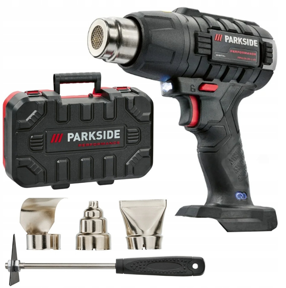 Акумуляторний будівельний фен Parkside PPHLGA 20-Li A2, фото 1