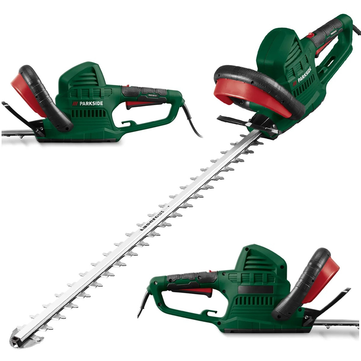 Електричний кущоріз PARKSIDE PEHS 650 A1 (70 см, 650 Вт, Німеччина) - фото 2 - id-p2606943723
