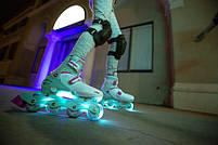 Роликові ковзани Neon Inline, розмір 30-33, бірюзовий, фото 8