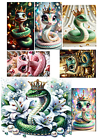 Цукрова картинка Змія