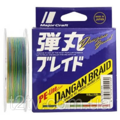 Шнур Major Craft Dangan Braid X4 150m MultiCam 1.5/0.17mm 25lb/10.5kg (772.73.31)
