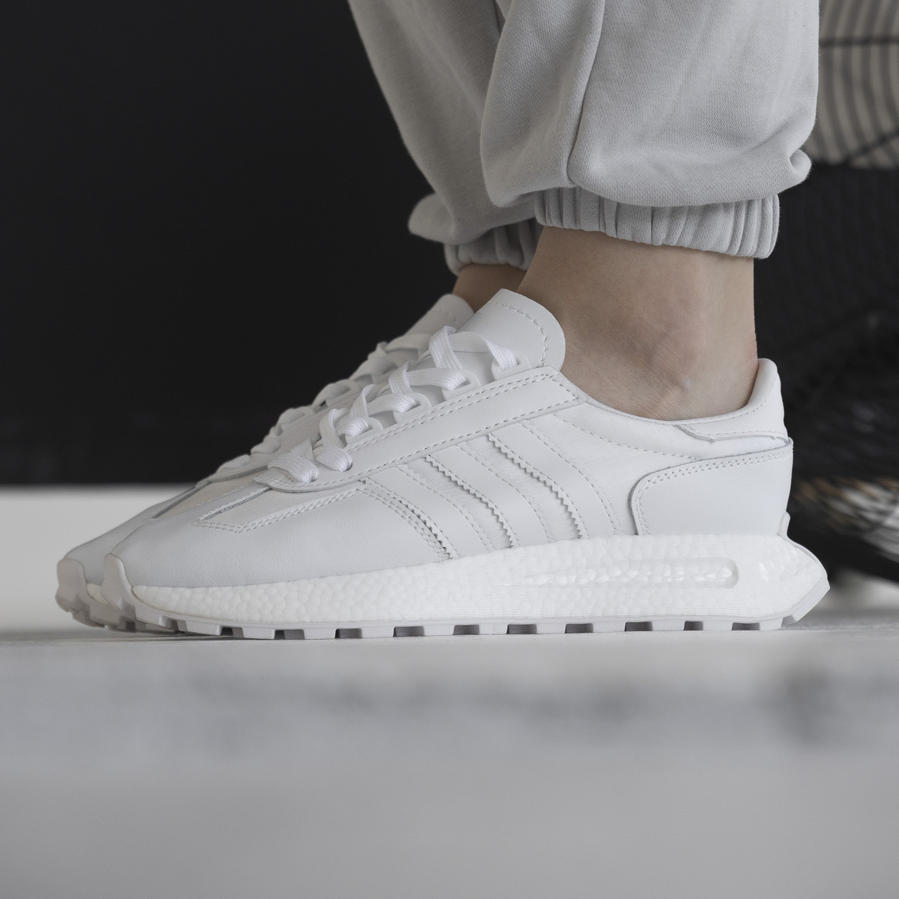 Кросівки Adidas Retropy E5 White / Адідас Ретропі Е5 Білі