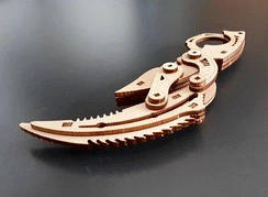 Ніж керамбіт дерев'яний конструктор для дітей