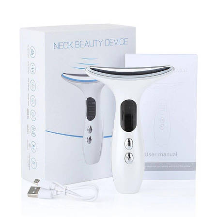 Мікрострумовий масажер для шиї та обличчя Neck Beauty Device, фото 1