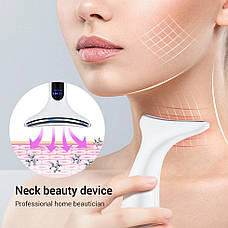 Мікрострумовий масажер для шиї та обличчя Neck Beauty Device, фото 3