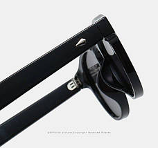 Сонцезахисні поляризаційні окуляри ретро Zolman C. 02 Black/Green, фото 6